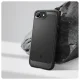 Spigen Rugged Armor Mag dėklas iPhone 16e telefonui, matinė juoda