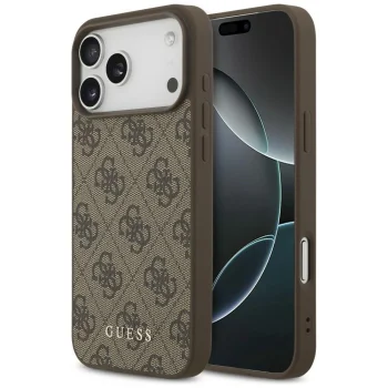 Guess 4G Classic dėklas iPhone 17 Pro Max / 18 Pro Max, rudas