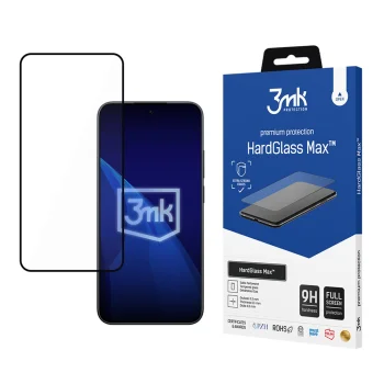 Tempered Glass 3mk HardGlass Max for Xiaomi Redmi Note 15 Pro 5G Black