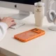 Tech-Protect MagPeak MagSafe CC dėklas Apple iPhone 18 Pro / 17 Pro, matinis oranžinis