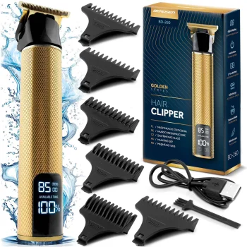 Berdsen BD-260 Professional Hair Clippers for Men Barber Master, Gold