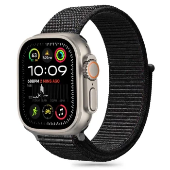 TECH-PROTECT NYLON APPLE WATCH 6 / 7 8 9 10 SE (40 41 42 MM) BLACK