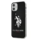 Apple iPhone 12 mini 5.4\'\' US Polo Shiny Big Logo Case Cover (USHCP12STPUHRBK), Black