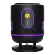 Lazerinis nivelyras Ermenrich LN20, 360°, 4 linijos, žalias spindulys, violetinis