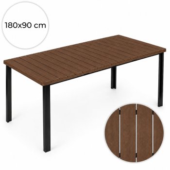 Multigarden Didelis sodo stalas 180x90 cm, rudas