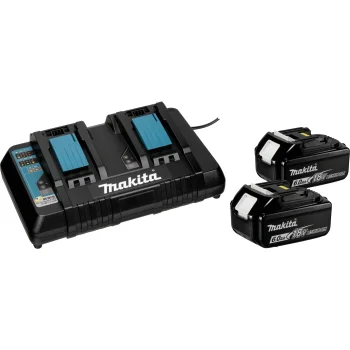 Makita 199484-8 LXT 18V Akumuliatorių ir įkroviklio rinkinys 2x6Ah