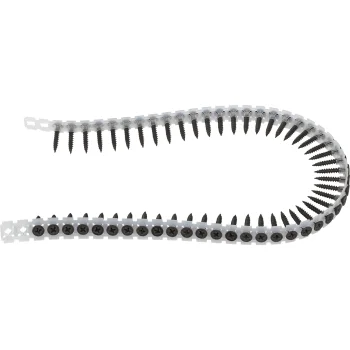 Juostiniai gipso kartono sraigtai Makita F-30913, smulkus sriegis, 3,9x25 mm, 1000 vnt., juodi