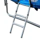 Bauerkraft Garden Trampoline with Outer Net and Ladder, 304-312 cm
