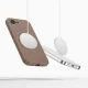 Tech-Protect Silicone MagSafe dėklas iPhone 16e / 17e, rudas