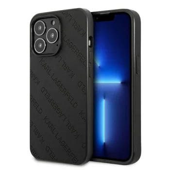 Karl Lagerfeld Perforated Allover Case for iPhone 13 Pro / 13 6.1" - Black