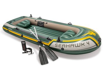 Pripučiama valtis Intex Seahawk 4 Set, 351 x 145 x 48 cm