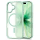 Tech-Protect MagMat MagSafe dėklas, skirtas iPhone 17 - Transparent Green