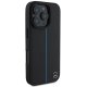 Mercedes iPhone 16 Pro Case Blue Line Leather MagSafe, Black