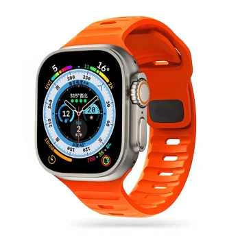 Tech-Protect IconBand Line dirželis Apple Watch (42/44/45/49 mm), oranžinis