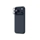AmazingThing iPhone 17 Pro / 17 Pro Max kameros stiklas su mėlynu aliuminio rėmeliu