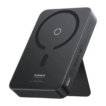 Išorinė baterija Baseus MagPro Magnetic 5000mAh, 20W, MagSafe, juoda