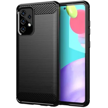 Tfo Simple Black dėklas Samsung Galaxy A52 4G / A52 5G / A52S 5G, juodas