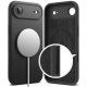 Ringke dėklas iPhone 17 Air telefonui Silicone Magnetic MagSafe, juodas