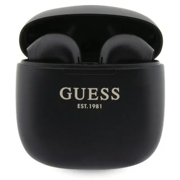 Belaidės ausinės Guess TWS Classic EST Logo GUTWST26PSK, juodos