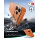ESR Cyber Tough Kickstand MagSafe dėklas telefonui Apple iPhone 18 Pro / 17 Pro, oranžinis