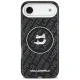 Dėklas Karl Lagerfeld IML Choupette Head Logo MagSafe skirtas iPhone Air, juodas