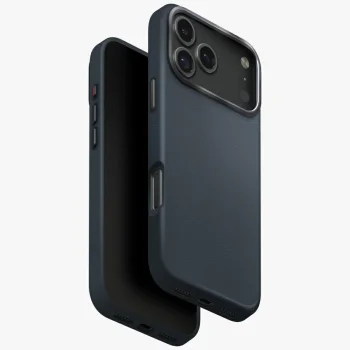 Uniq Lyden Magclick Charging dėklas, skirtas iPhone 17 Pro Max, mėlynas