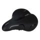 Rallex Sports Bicycle Saddle with Elastic Foam and LED Light, Black