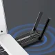 Wozinsky WAX-1800 WiFi 6 USB 3.0 belaidis tinklo adapteris, dviejų dažnių 1800 Mbps, juodas