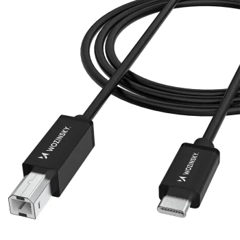 Wozinsky WKDDY2S USB-C to USB-B Cable 2m - Black