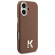 Karl Lagerfeld Karl Head Logo MagSafe dėklas iPhone 17, rudas