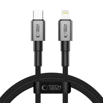Tech-Protect UltraBoost DNA USB-C to Lightning Cable 27W 100cm Gray