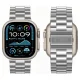 Sidabrinės spalvos Tech-Protect Stainless apyrankė Apple Watch 44/45/46/49 mm