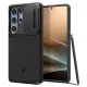 Spigen Optik Armor dėklas telefonui Samsung Galaxy S25 Ultra, juodas