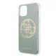 Guess 4G Circle Glitter dėklas iPhone 11 Pro Max, chaki