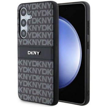 DKNY Mono Stripe & Metal Logo dėklas Samsung Galaxy S24 telefonui, juodas