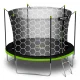 Neo-Sport Garden Trampoline 183 cm with Internal Net and Ladder