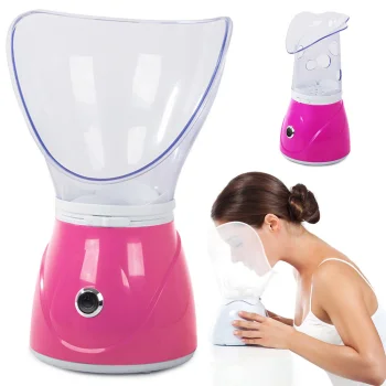 Veido garintuvas ir inhaliatorius, 130W, 60ml, rožinis