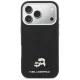Karl Lagerfeld Karl & Choupette Saffiano MagSafe dėklas iPhone 17 Pro, juodas