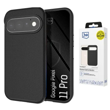 3mk Fortis MagCase dėklas skirtas Google Pixel 11 Pro, juodas