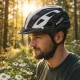 Ikonka Rallex Bicycle Helmet, Size L (58-62 cm), Black/White