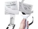 Foldable Magnifying Glass with 10 LEDs 1.8x 138mm and 5x 25mm