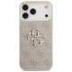 Guess 4G Big Classic Logo dėklas su dirželiu iPhone 17 Pro Max, rožinis