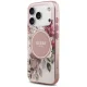 Guess IML Flower & Tonal Circle MagSafe case for iPhone 18 Pro and 17 Pro, pink