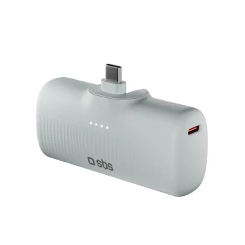 SBS EcoPower išorinė baterija 5000 mAh, 10W, pilka
