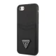 Guess GUHCI8PSATPK Saffiano Triangle dėklas iPhone 7/8/SE juodas