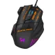Wozinsky WMGK-1179W laidinė optinė žaidimų pelė 7200 DPI su RGB apšvietimu - juoda