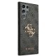 Guess dėklas Samsung Galaxy S22 Ultra telefonui, pilkas (4G Big Metal Logo)