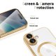 Tech-Protect MagFlex MagSafe dėklas iPhone 17, skaidrus / auksinis