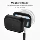 ESR Apple AirPods Pro 1 / 2 dėklas Orbit HaloLock MagSafe, juodas