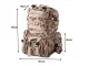 Backpack Tourism Hiking Travel Camping Bag 48.5L, Brown